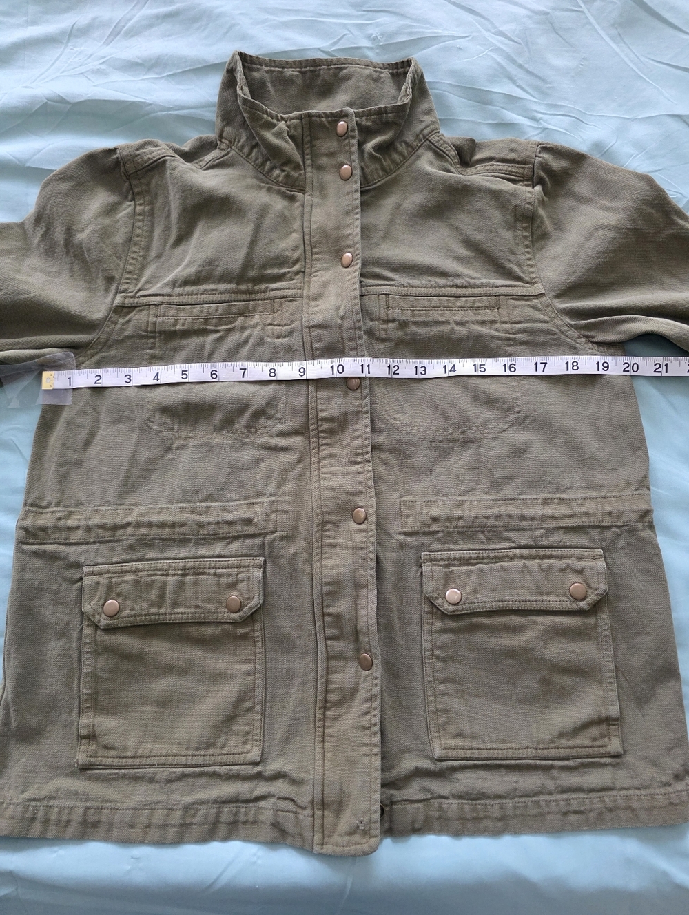 Olive Green Womens Utility Jacket. NWOT - Picture 8 of 9